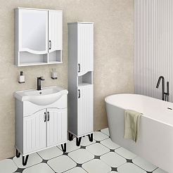 Runo Тумба под раковину Марсель 65 белая – фотография-3