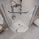 Grossman  Душевой уголок Pragma 90x90x195 профиль хром стекло прозрачное – картинка-16