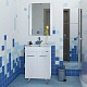 Водолей Мебель для ванной "Ницца D 60" белая, умывальник Classic – фотография-8