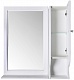 ASB-Woodline Зеркало для ванной Гранда 60 белый (патина серебро), массив ясеня – фотография-8