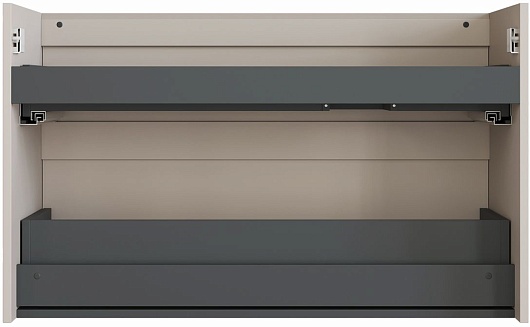 Aquanet Тумба с раковиной Nova Lite 2.0 90 L подвесная бежевая матовая – картинка-7