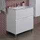Aquanet Тумба с раковиной Алвита New 80 Flat белая матовая – фотография-27