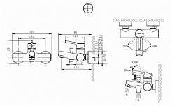 Promo Смеситель для ванны Palace F6172217CP-01-RUS – фотография-2
