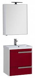 Aquanet Мебель для ванной "Тиволи 60" бордо – фотография-1