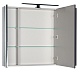 Aquanet Зеркальный шкаф "Эвора 100" серый антрацит – картинка-13