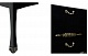Aquanet Комплект Мебели "Виктория 120" черный/золото – картинка-19