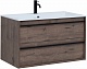 Aquanet Мебель для ванной Lino 90 подвесная дуб веллингтон – фотография-17