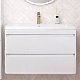Vivon Тумба под раковину Atwood 90 подвесная белая матовая – фотография-15