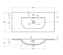 BelBagno Тумба с раковиной Uno 100 подвесная Темно-Серый матовый с раковиной BB-8099-100 – фотография-3