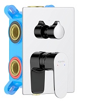 Aquatek Смеситель для душа и ванны Оберон AQ1247CR хром