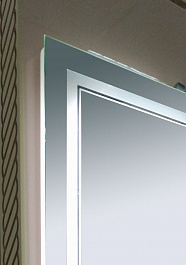 Misty Зеркало Неон 2 LED 60x80 сенсор на зеркале, часы – фотография-3