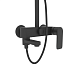 Paini Система душевая Viva Style P4YO687D250F3D110 без термоcтата, поворотный излив, черный – фотография-7