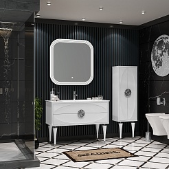 Opadiris Мебель для ванной Ибица 120 белая/хром – фотография-2