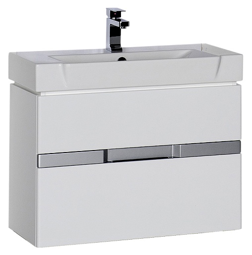 Aquanet Тумба под раковину Виго 80 белая – фото, картинка, фотография-1