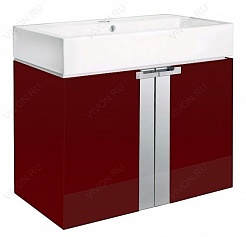  Мебель для ванной "Fresh 80" красная – фотография-2