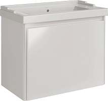 ASB-Mebel Тумба с раковиной Бьянка 80 подвесная белая