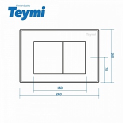 Teymi Унитаз подвесной Lina S T40102 с инсталляцией Aina 1220067 с кнопкой Aina T70014 – фотография-13
