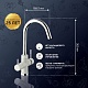Paini Смеситель для кухни Cox 7890643CR3V11L2KM с подводом для фильтра, белый – фотография-7
