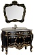 Demax Зеркало для ванной Афины 92 черное/золото – фотография-6