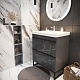 Mixline Мебель для ванной Окленд 70 графит мрамор – картинка-22