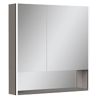 Equil Зеркальный шкаф Smile 80 лен антрацит