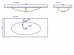 Clarberg Мебель для ванной "Due Amanti 120" ручки золото – фотография-5