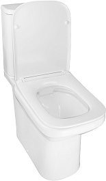 Azario Унитаз-компакт Wandy AZ-56D безободковый с бачком с сиденьем микролифт белый – фотография-7