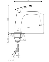 Tokito Смеситель для раковины DIGITAL хром TOK-FUJ-1011 – фотография-6
