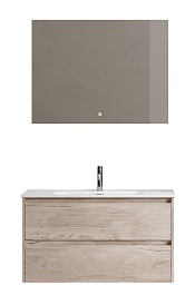 Sancos Мебель для ванной Libra 90 дуб галифакс натуральный – фотография-1