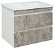 Runo Мебель для ванной Манхэттен 75 серый бетон – картинка-21