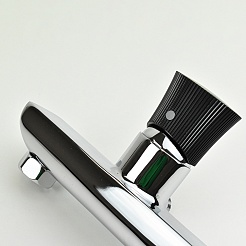 Paini Смеситель для душа Domus 18CR511PZ хром/брашированный чёрный – фотография-6