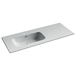 Sancos Тумба с раковиной Snob R 1.0 120 L doha soft раковина Element 121 чаша слева CN7006L – фотография-4