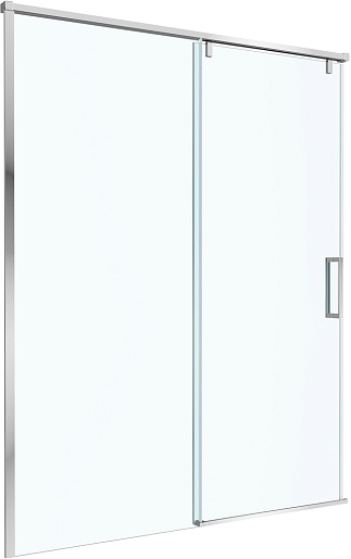 BelBagno Душевая дверь в нишу Soft Close-1 SOFT_CLOSE-1-BF-1-150-C-Cr 150x200 профиль хром стекло прозрачное – фото-1