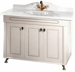 Водолей Мебель для ванной "Анжелика 100" F-2 белая – фотография-3