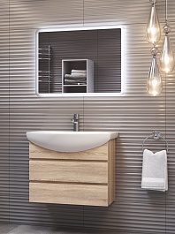 Vigo Мебель для ванной Wing 600-0-2 подвесная дуб сонома – фотография-2