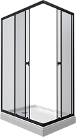 Triton Душевой уголок Вента Блэк 100/80 Щ0000057855