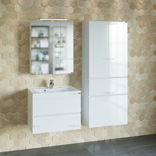 СанТа Тумба с раковиной Марс 65 подвесная – картинка-4