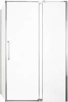 Vincea Душевой уголок Extenza 110/120x90 VSR-4EX111290CLBN профиль брашированный никель стекло прозрачное