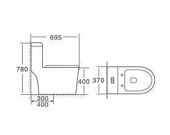 Stella Polare Унитаз-моноблок напольный Сеговия KN6264000 – фотография-2