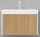 Velvex Мебель для ванной подвесная Klaufs 70 белая/дерево – фотография-15