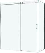 BelBagno Душевой уголок Soft Close-2 SOFT_CLOSE-2-AH-1-180/80-C-Cr 180x80 профиль хром стекло прозрачное