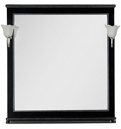 Aquanet Зеркало Валенса 90 черный краколет/серебро (180140) – фотография-3