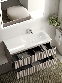 Sancos Мебель для ванной Snob R 100R doha soft – фотография-6