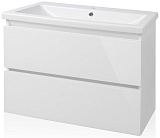 Style Line Тумба для умывальника Даймонд 80 Люкс белая, PLUS