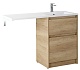BelBagno Тумба с раковиной Kraft LVD 58 напольная Rovere Nebrasca Nature под стиральную машину правосторонняя – фотография-8