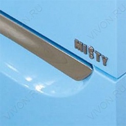 Misty Тумба с раковиной Жасмин 105 голубая, эмаль – фотография-2