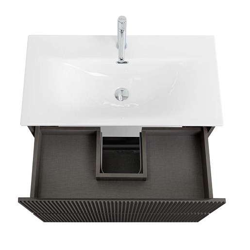 BelBagno Тумба с раковиной Uno mini 90 подвесная Темно-Серый матовый с раковиной BB-8099-3-90 – картинка-7