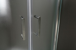 BelBagno Душевой уголок Uno 80/80 UNO-195-R-2-80-P-Cr стекло текстурное – фотография-7