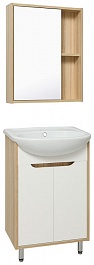 Runo Зеркало-шкаф для ванной Эко 52 – фотография-2