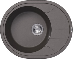 Florentina Мойка кухонная Родос 620 серый шелк – фотография-1